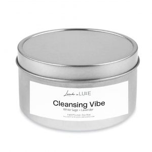 Lavender In Luxe Cleansing Vibes Soy Candle Silver Tin