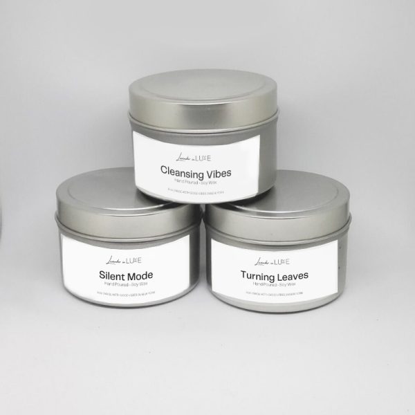 Travel Tin Soy Candle 6 oz. Flight  3/$36 - Lavender In Luxe