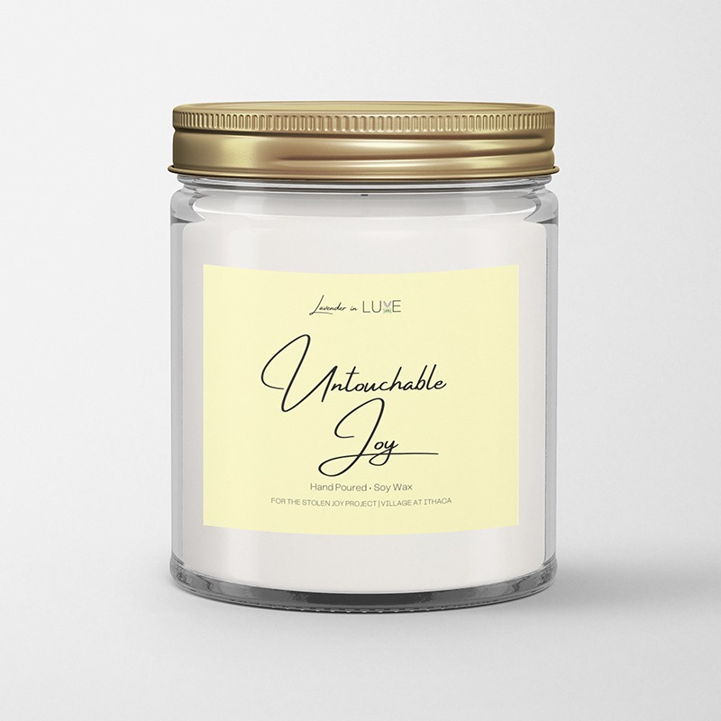 Untouchable Joy Soy Candle Mini Candle Lavender In Luxe