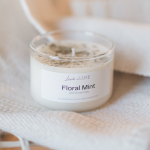 Floral Mint Botanicals Soy Candle