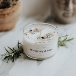 Rosemary & Sage Botanicals Soy Candle