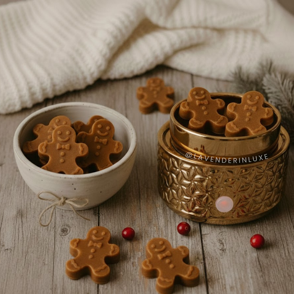 Gingerbread Wax Melts Lavender In Luxe Black Owned Ithaca New York